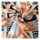 Low MOQ Digital Printing 12MM 100% Pure Silk Twill Fabric