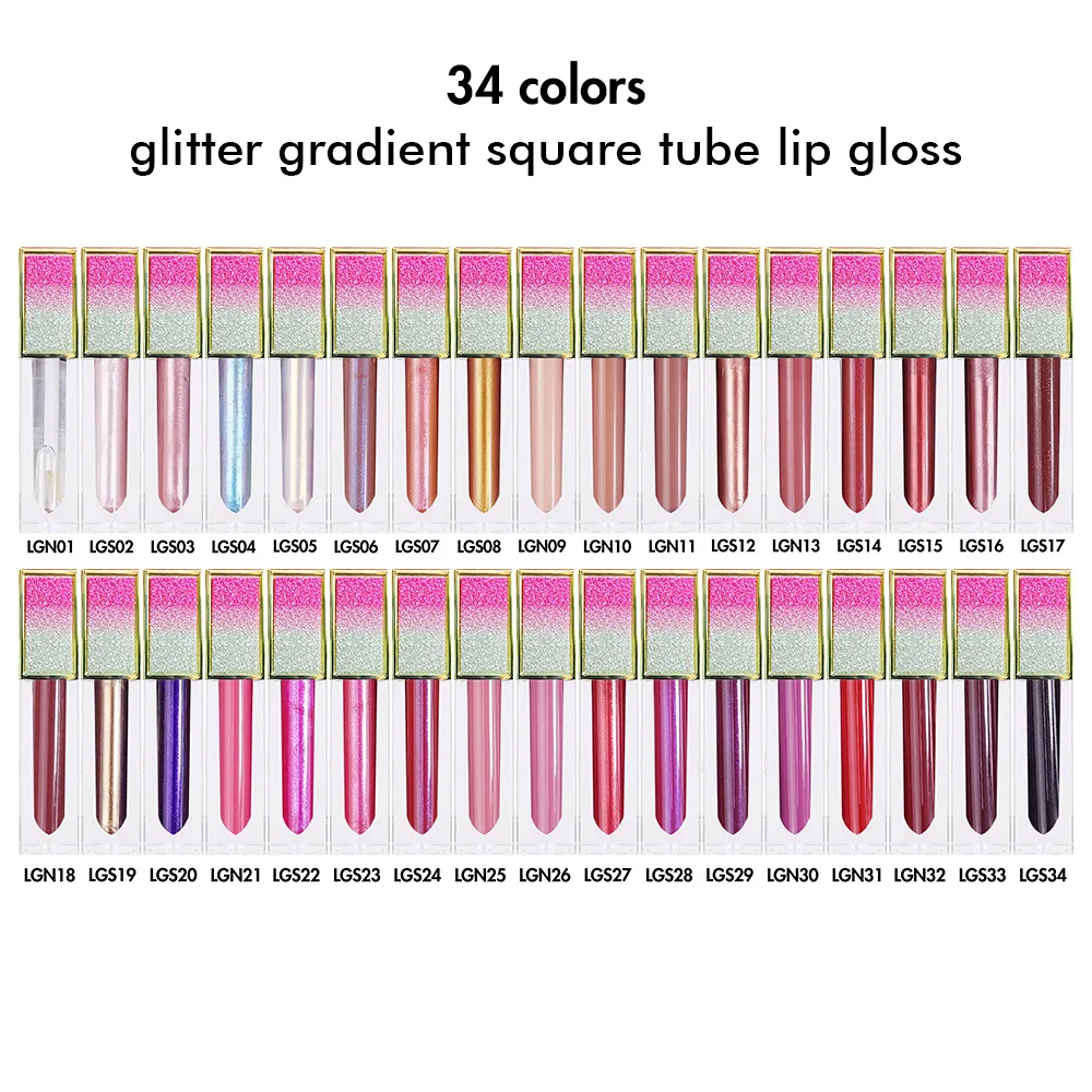 Wholesale Gloss Lip Glitter Nude Pigment Lipgloss Makeup Girls Lip