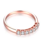Engagement Ring High Quality Pure Gold 18K White Gold Rose Gold Moissanite Lady Ring