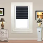 Good looking black color design zebra blinds and shade from sweet home company