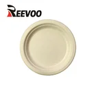 Disposable Fibers Natrual Bagasse Plate round bagasse square plates