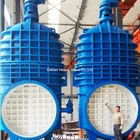Large diameter stem cast iron metal seated electric gate valve