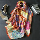 Fonesun-SKF37 Wholesale Custom Fashion Stylish Printed Square Silk Scarf For Women