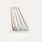 Large diameter borosilicate pyrex glass tube two ends open glass tube