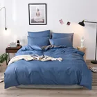 Plain Color Printing Comforter Cotton Bedding Set
