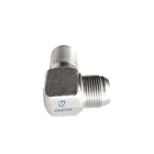 Hydraulic Elbow Hydraulic Fitting Elbow Hydraulic Pipe Fittings NPT NPTF Thread Adapters Forklift Excavator 90 Deg Elbow
