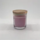 Home Decoration Glass Candle Jars Wholesale Clear Glass Candle Jars for Candle Making