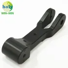 Black ABS cnc milling machining parts custom black delrin cnc plastic machining service