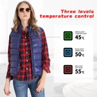 Vest Vest New Style Winter Down Puffer Heated Vest
