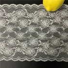 White Eco-friendly embroidery lace fabric of lady's garment X3274