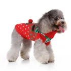 Pet Holiday Cartoon Reindeer Christmas Dog Sweater Girl Dog Clothes