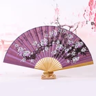 Cloth Fan Fan Manufacturer Made Cloth Fan Wholesale Cheap Wedding Fan Bamboo Handmade Fan