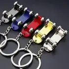 new style fashion 3D skateboard sport souvenir gift metal keychain