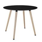 Cheap home restaurant big size round dining table for 4/6 people