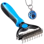 Custom Automatic Comfortable Tangles pet deshedding Brush for All Pet Sizes and Dog Grooming