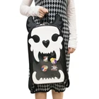 School Waterproof Leather Girls Transparent School Pvc Pin Display Backpack Clear Custom Ita Bag