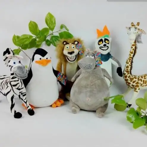 madagascar stuffed animals