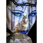 Full Diamond Painting Wolf And Girl Crystal