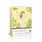 Ginger tea bag turmeric powder with 18 months shelf life prevents flu organic instant tea powder