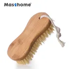 Masthome Bamboo Cleaning Brush Floor Washing Brushes