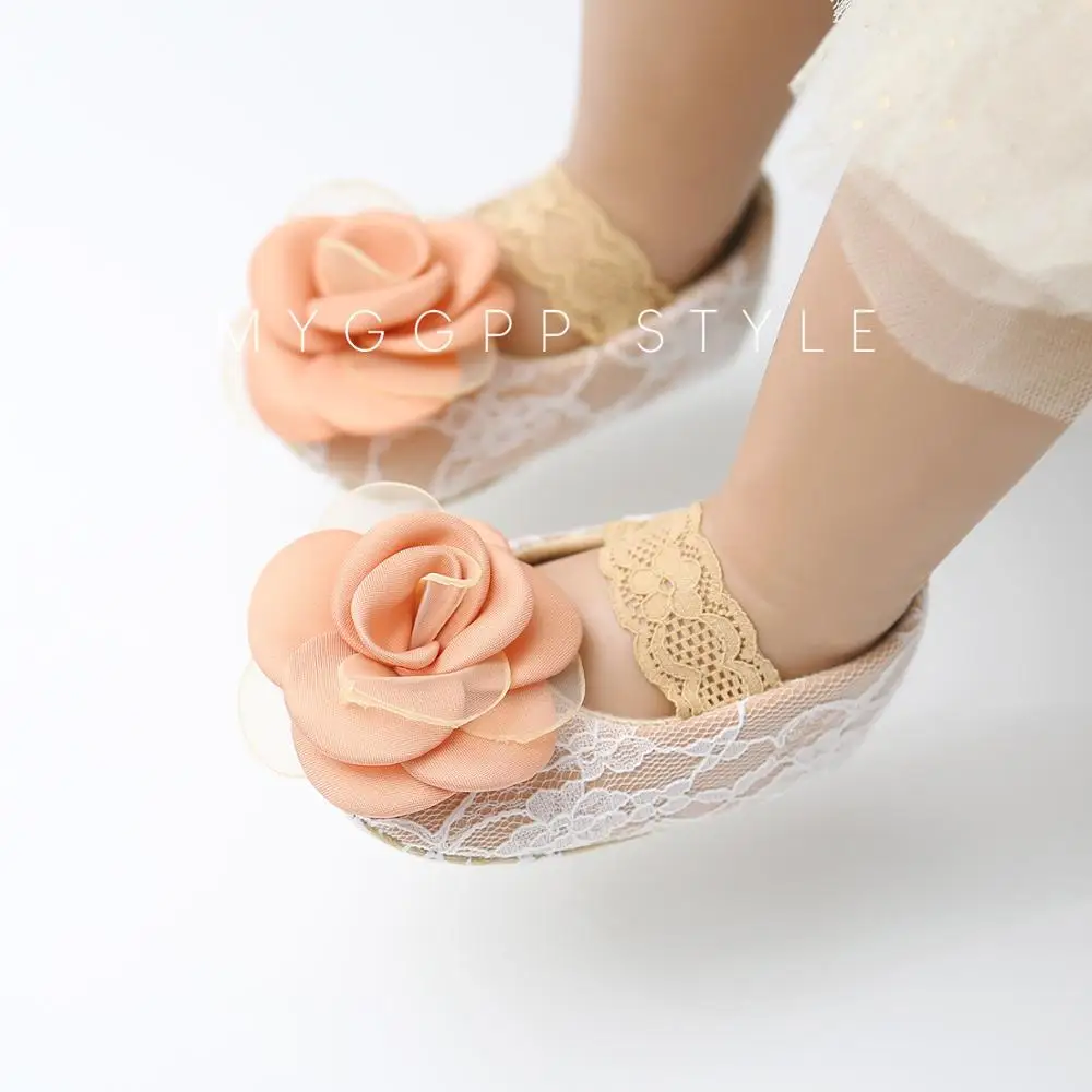 Floret Classic Baby Shoes Soft Soled Antiskid Walking Shoes with Headband manufacture