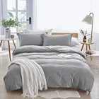 Cotton Bamboo New Inventions Washed Cotton Bed Bamboo Set Duvet Cover Cotton