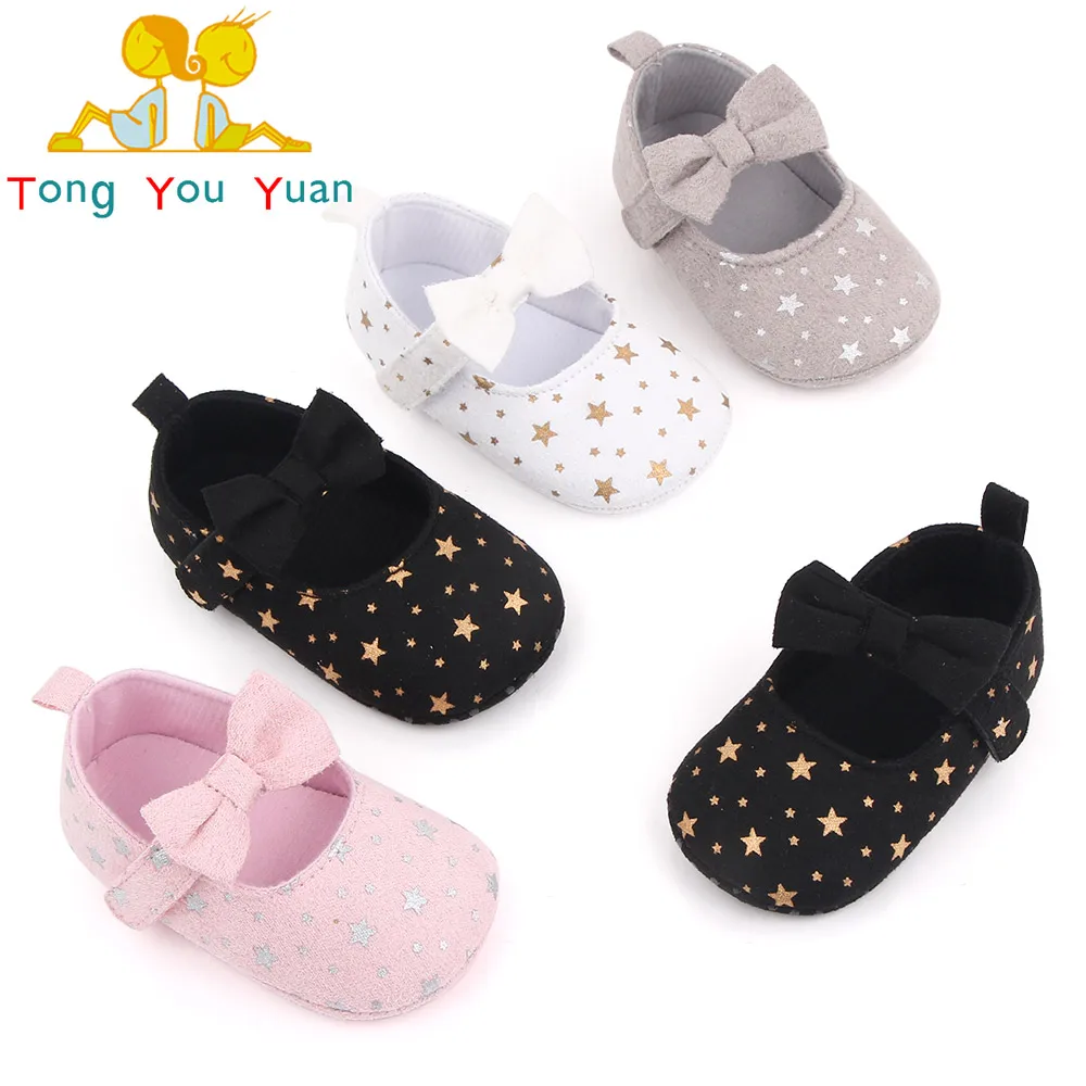 Spring&Autumn High Quality Soft Sole Princess Shoes Toddler Baby Girl Walking Shoes details