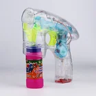 Wholesale china merchandise automatic bubble water gun bubble play set toys Flash bubble gun