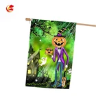 Cheap Printing Outside Hallowma Garden Flag Set