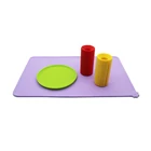 Placemat Bite Resistant Extra Large Non-stick Reusable Pet Silicone Placemat