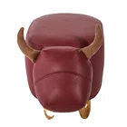 Cheap Hot Sale Children Favorite Animal Shape Ottoman Home Goods Round Footstool Inflatable Ottoman