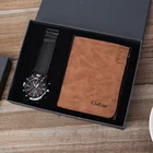 Gift For Sets Gifts Dropshipping Accept Christmas Gift Sets For Father Students Sunglass Watch Wallet Box
