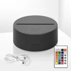 Wholesale Switch Acrylic Led 3d Lamp Base Touch 3d Printing Led night Light Base