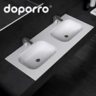 doporro German acrylic solid surface double wash basin