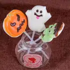 Halloween creative ghost shape chocolate lollipop candy for kids