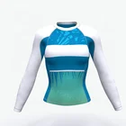 Tonton Sportswear Lycra Custom Printed Womens Rash Guard Long Sleeve