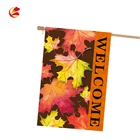 Free customization high quality sublimation Thanksgiving garden flag