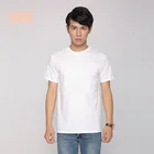 OEM mens t shirts promotional plain cotton white t-shirt
