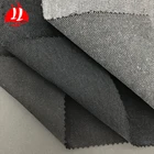 Stock Indigo dyed black denim jean twill fabric