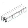 Assemble freely multi-layer custom steel building mezzanine floor