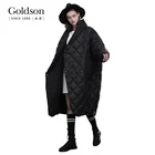 Trendy Beautiful Diamond Quilted Waterproof Winter Down Reversible Coat For Women