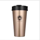 500ml Insulated Stainless Steel Vacuum Travel Coffee Mugs with Lid