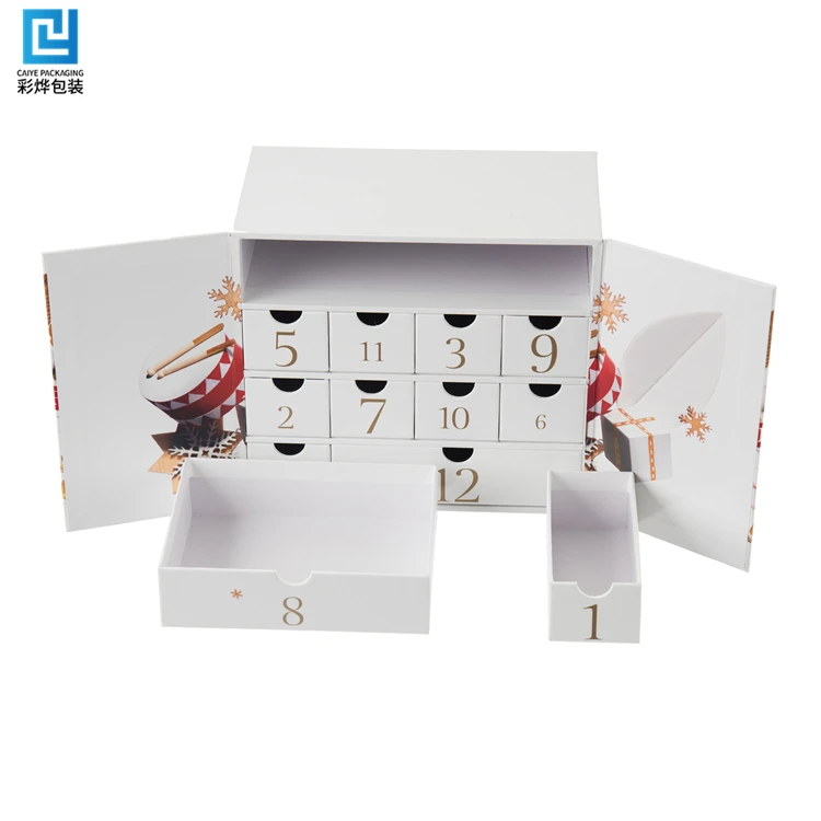custom logo gift boxes with drawer structure luxury chocolate