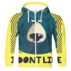 Hooded Sublimation Hoodie Blank Hoodies Men's Full-width Printed Hooded Zipper Sublimation Hoodie Blank