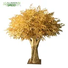 ASG GOLDEN LEAF WEDDING WISH TREE OUTDOOR LARGE ARTIFICIAL GOLD TREE CENTERPIECE