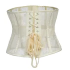 Sexy Transparent Body Shaper Neoprene Rubber Corset Short Waist Girdle Breathable Shapewear For Summer