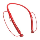 Classic magnetic 3D surround wireless stereo earphones neckband headset with mic