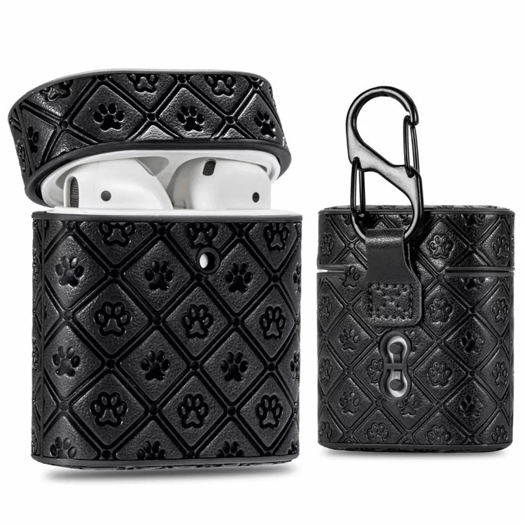 Leather Protective Airpod Case Cover Leather Case For Airpods 1/2