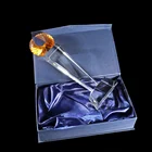 Crystal Trophy Trophy Glass Trophy MH-J143 Glaze Engraving Crystal Glass Plaque Crystal Trophy With Base
