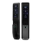 Smart door lock factory price simple stylish fingerprint password card unlock